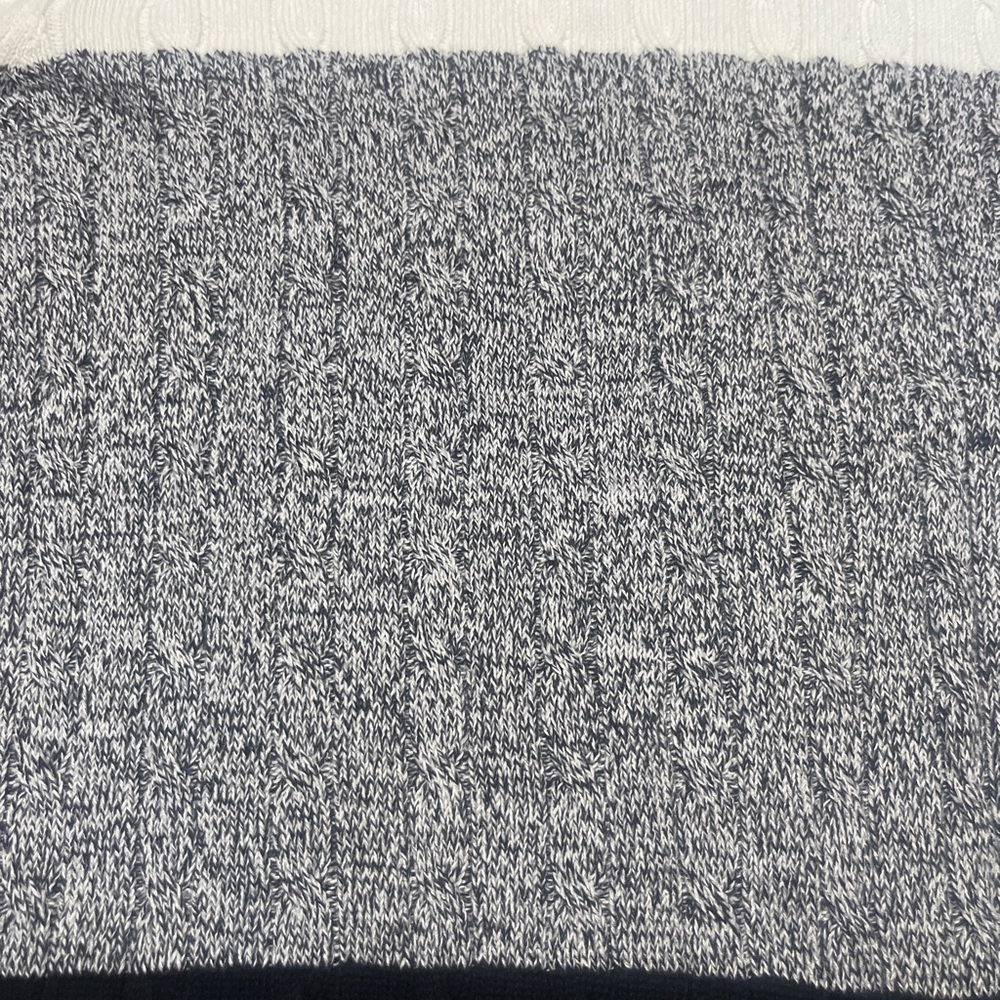 NWT Kim Rogers 100% Cotton Cable Knit Crewneck Sweater Size M - Picture 4 of 5
